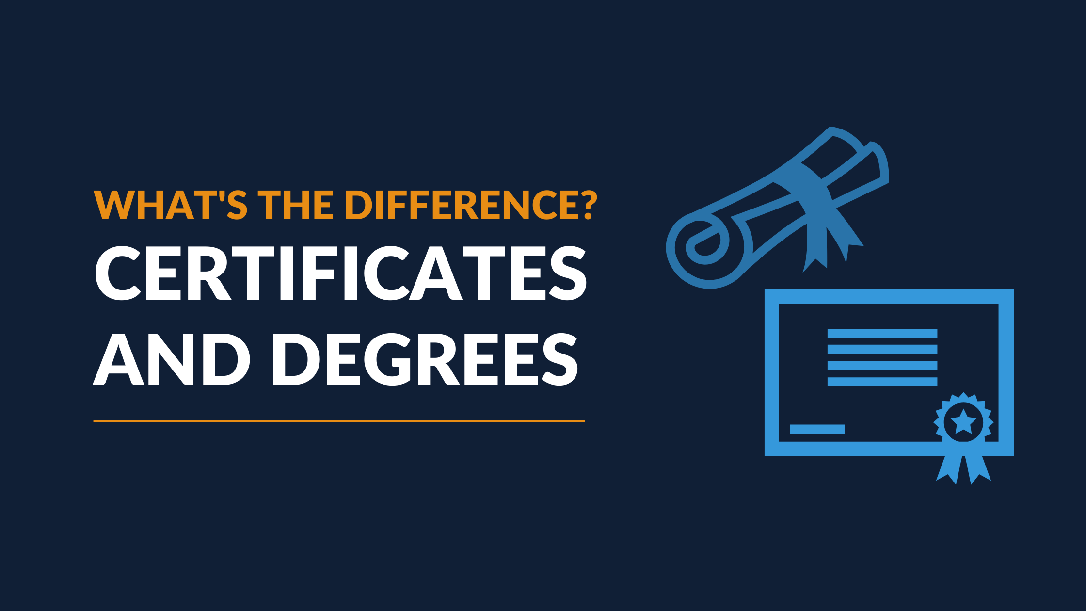 What’s the Difference Between a Certificate and Degree?